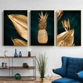 Toile - Gold Pineapple